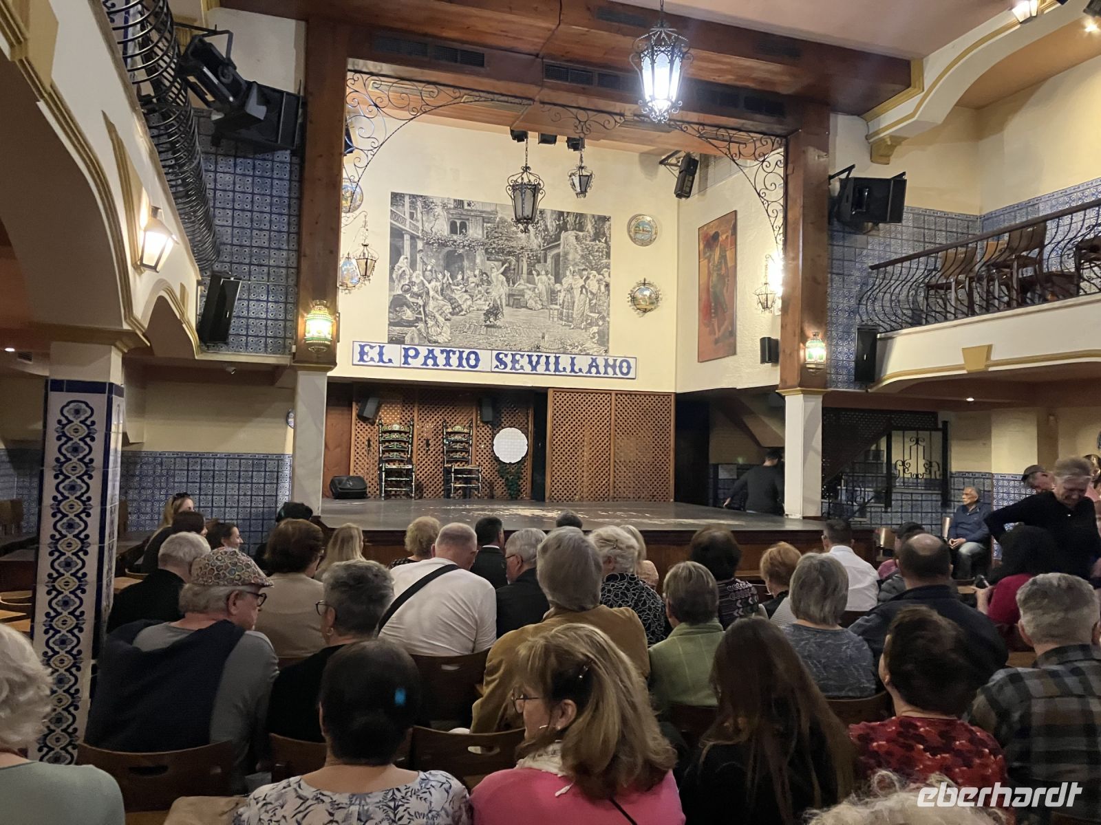Spanien, Sevilla, Warten auf die Flamencoshow