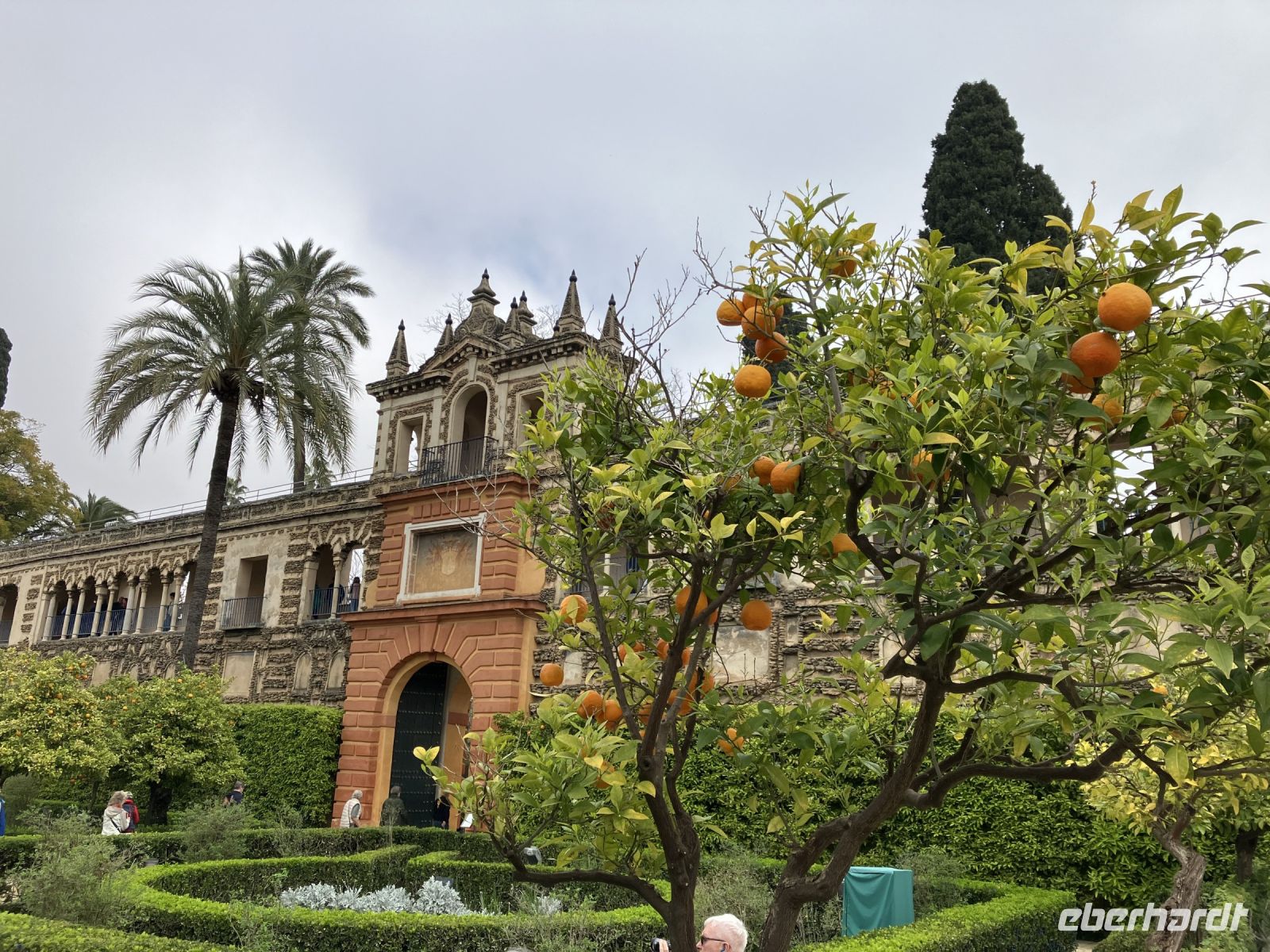Spanien, Sevilla, Real Alcázar - überal duftet as nach Pomeranzen