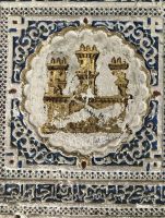 Spanien, Sevilla, Details im Real Alcázar