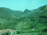 Karge Felslandschaften mit zunächst spärlicher Vegetation