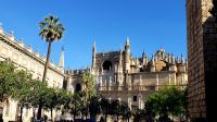 Kathedrale in Sevilla, Andalusien, Spanien.