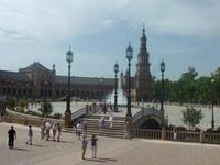Wesentlich hübscher präsentierte sich der Plaza de Espana