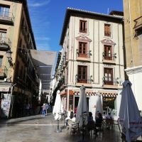 Granadas Fußgängerzone erwacht langsam