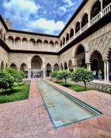 Sevilla - im Real Alcazar - Hof der Jungfrauen