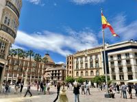Verfassungsplatz am Ende der Calle Marques de Larios