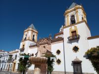 Kann ein Himmel blauer sein? Plaza Fel Socorro, Ronda
