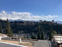 Spanien, Ausblick auf die Alhambra vom Mirador San Nicolas