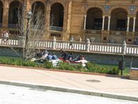 Plaza de Espana in Sevilla