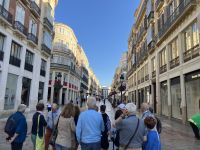 Spanien, Malaga, Mit Reiseführerin Birgit