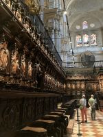 Spanien, Malaga, Chorgestühl der Kathedrale 