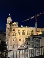 Spanien, Malaga, Ausblick Dachterrasse