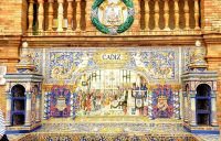 Plaza España, Sevilla. Rundreise Andalusien - der Zauber Spaniens