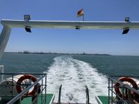 Spanien, Adios Cádiz, Fahrt mit Katamaran