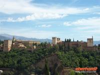 Blick auf die Alhambra vom AlbaicÃ­n