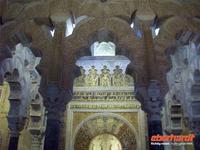 Säulendekoration in der Capilla Villaviciosa