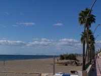 Blick auf Gibraltar von Estepona aus