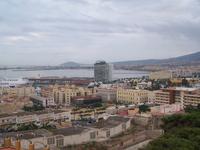 Blick vom Parador auf Melilla