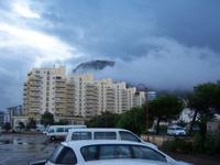 Gibraltar, Blick auf den Affenfelsen