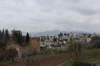 Blick nach Granada von der La Alhambra
