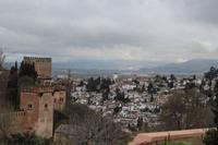 Aussicht nach Granada von der La Alhambra
