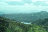 Panoramablick aus dem Bus