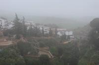 Trübe Aussicht von der El Puente Nuevo