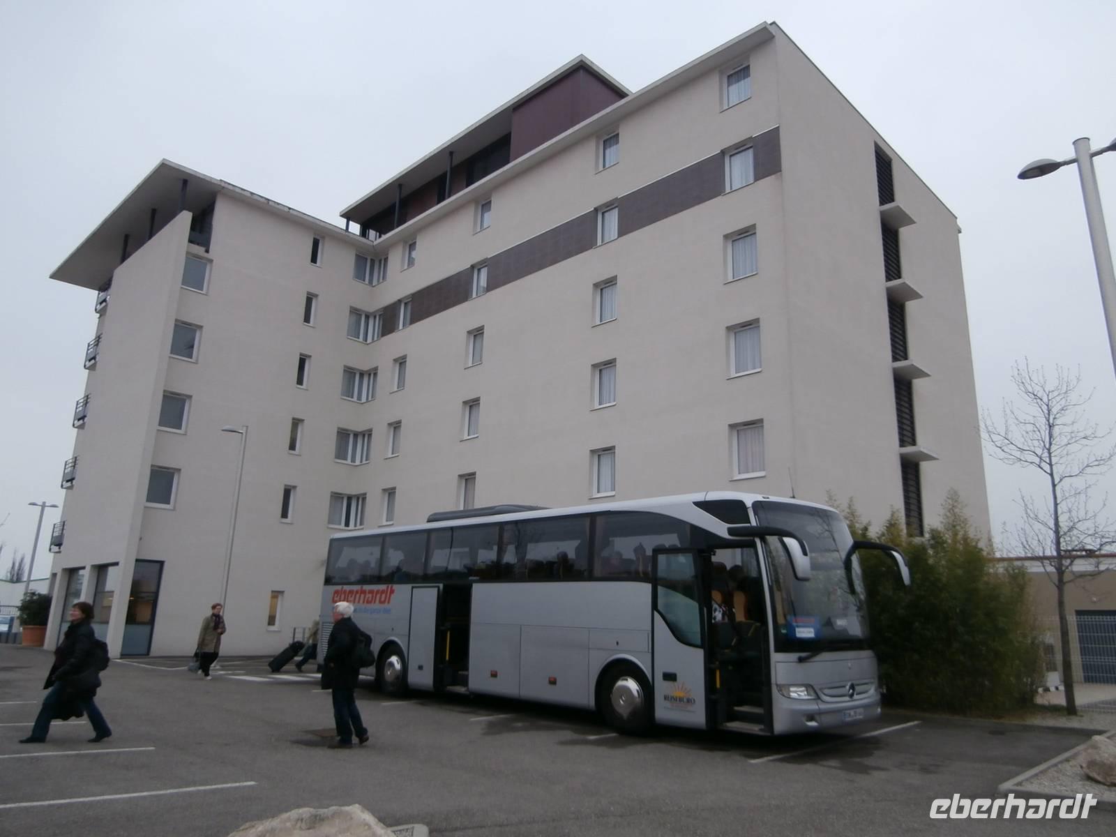 Ankunft in Lyon Chassieu