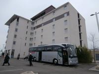 Ankunft in Lyon Chassieu