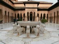 Alhambra in Granada-Löwenbrunnen