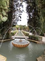 Alhambra in Granada-Garten Generalife