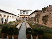Alhambra in Granada-Gärten Generalife