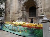 Gewürzangebot rund um die Kathedrale in Granada