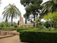 in den Gärten der Alhambra in Granada