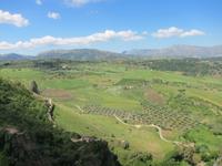 Blick ueber die Landschaft um Ronda