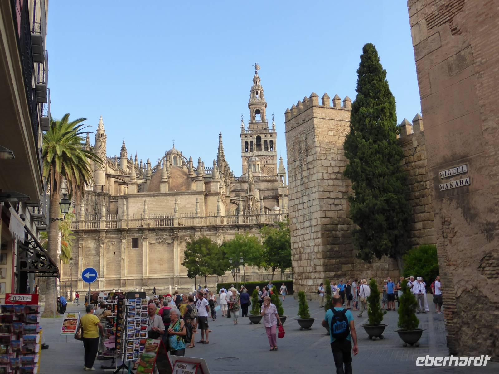 Kathedrale und Alcazar in Sevilla