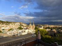 Blick von der Hotelterrasse in Richtung Sierra Nevada