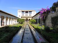 in den Gartenanlagen des  Generalife
