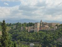 Albaicin - Plaza de San Nicolas - Blick auf die Alhambra