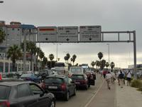 Stau an der Grenze zu Gibraltar 