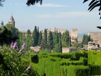 Blick zur Alhambra