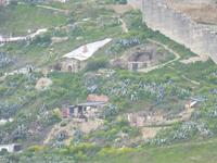 bewohnte Höhlen an den Bergen Granadas