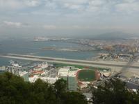 Gibraltar - Blick auf die Start- und Landebahn