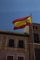 Spanische Flagge in Malaga