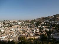 Blick von der Alhambra in Granada