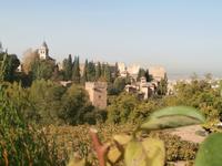 Blick zur Alhambra in Granada