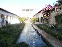 Alhambra Granada-Gärten der Generalife