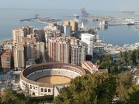 Blick auf Malaga vom Gibralfaro