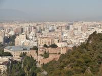 Blick auf Malaga vom Gibralfaro