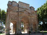 Triumpfbogen in Orange