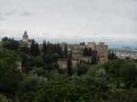Blick auf die Alhambra in Granada